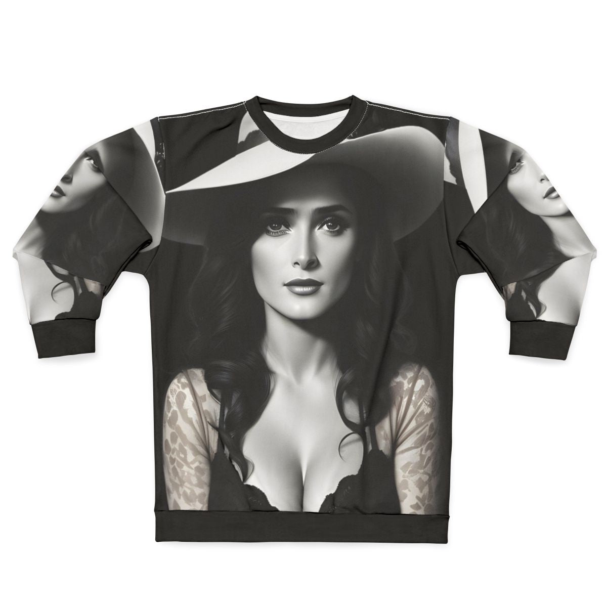 Vintage gangster mistress art print sweatshirt