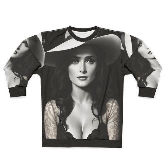 Vintage gangster mistress art print sweatshirt