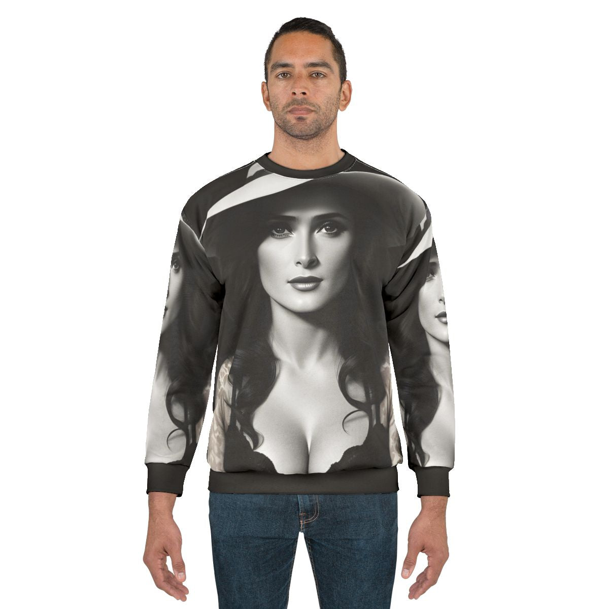 Vintage gangster mistress art print sweatshirt
