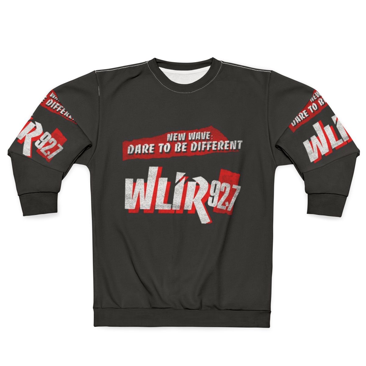 Vintage WLIR Radio Distressed Sweatshirt
