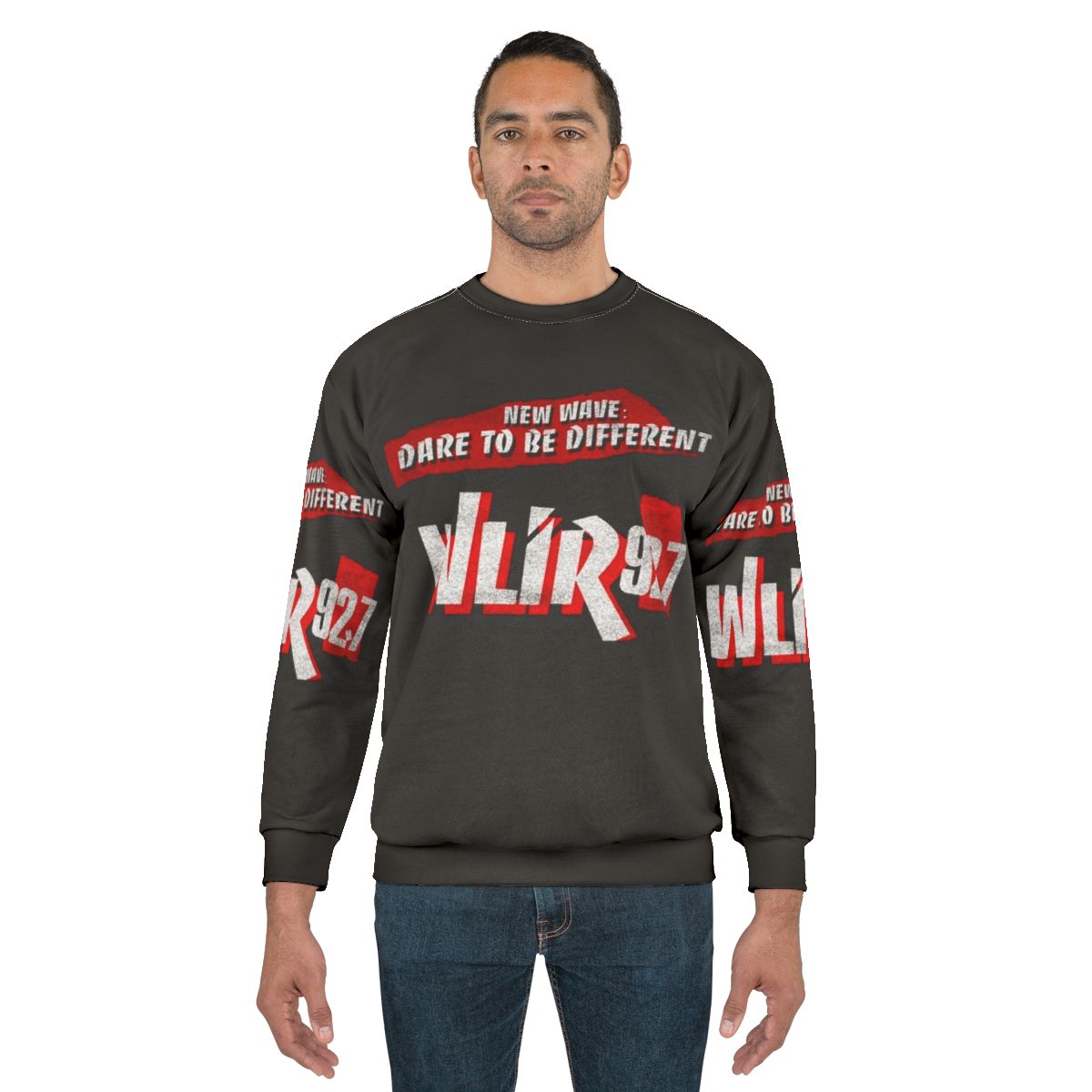 Vintage WLIR Radio Distressed Sweatshirt