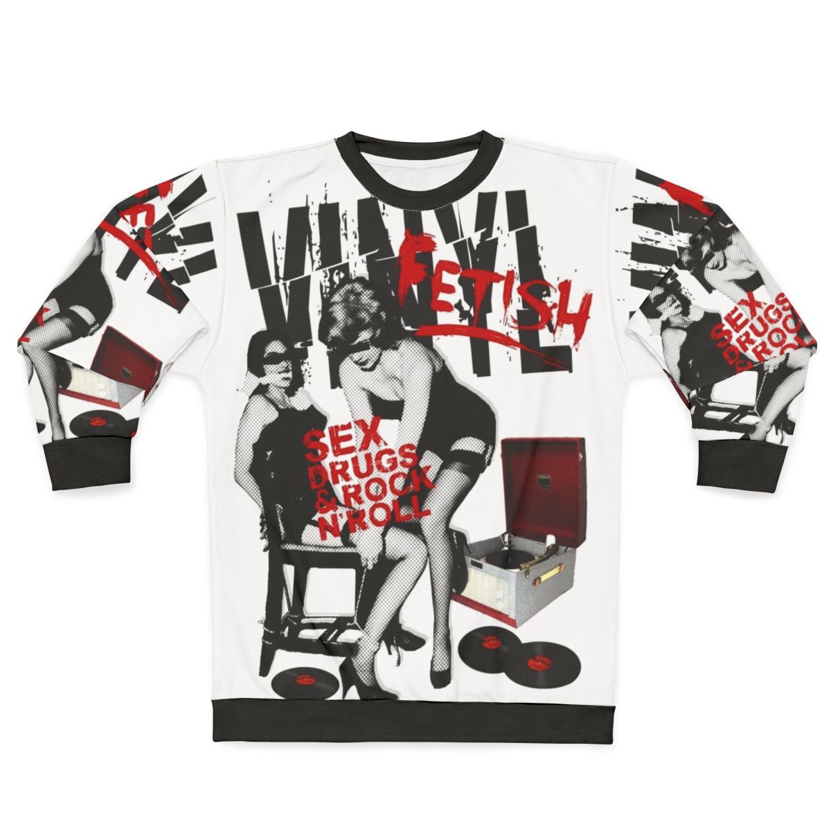 Vinyl Music Sweatshirt