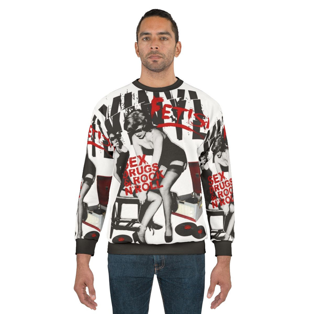 Vinyl Music Sweatshirt