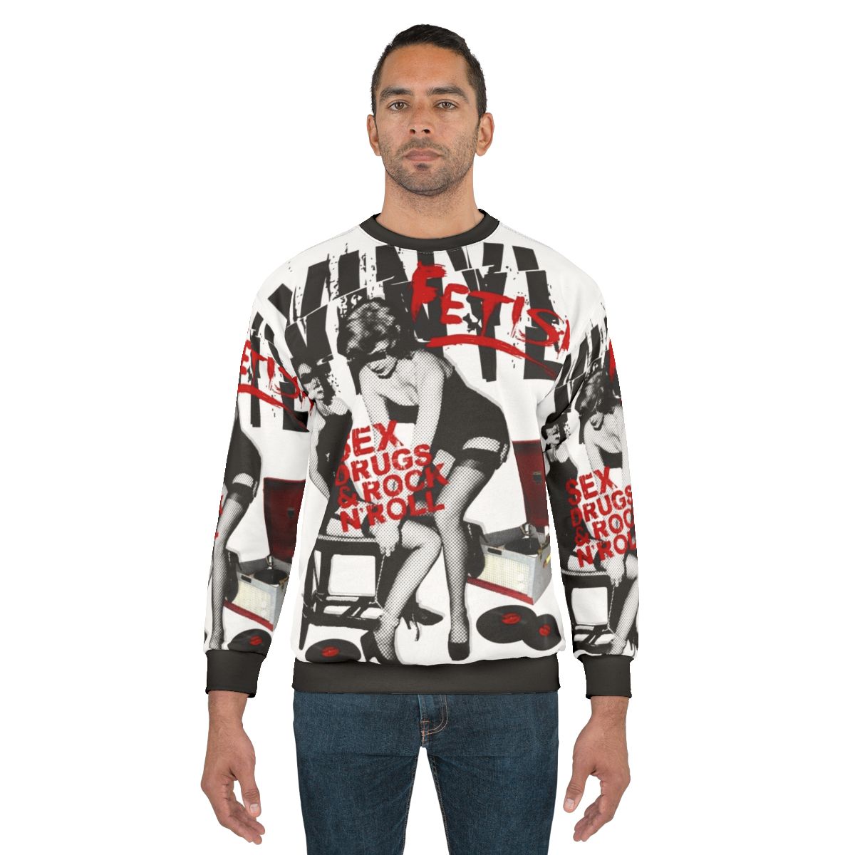 Vinyl Music Sweatshirt