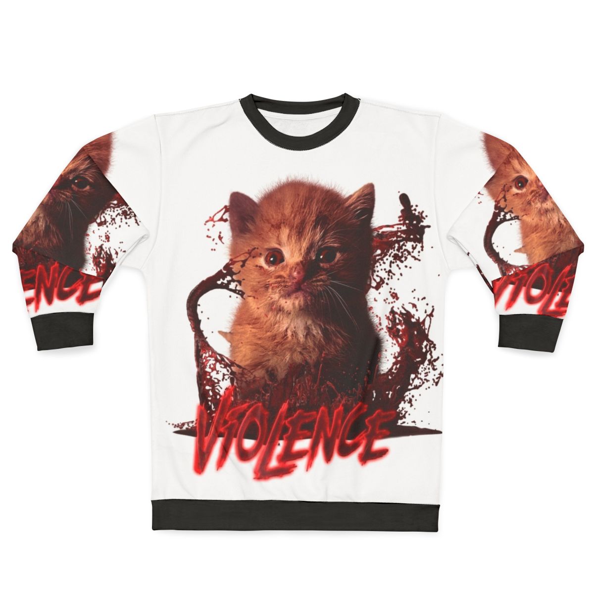 Violence themed sweatshirt
