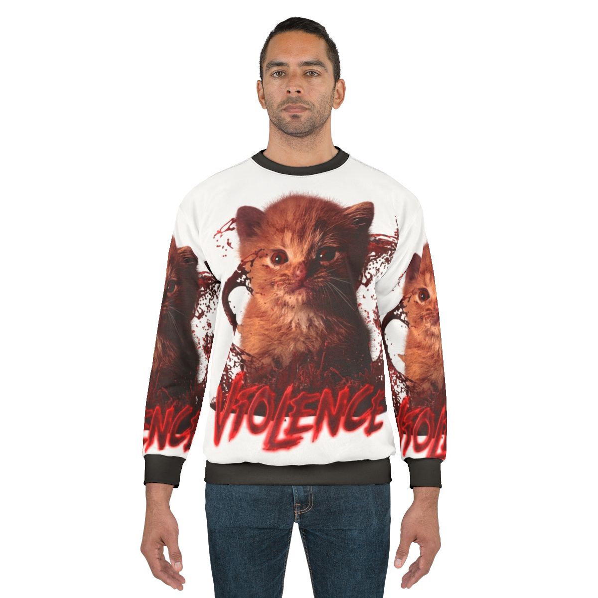 Violence themed sweatshirt