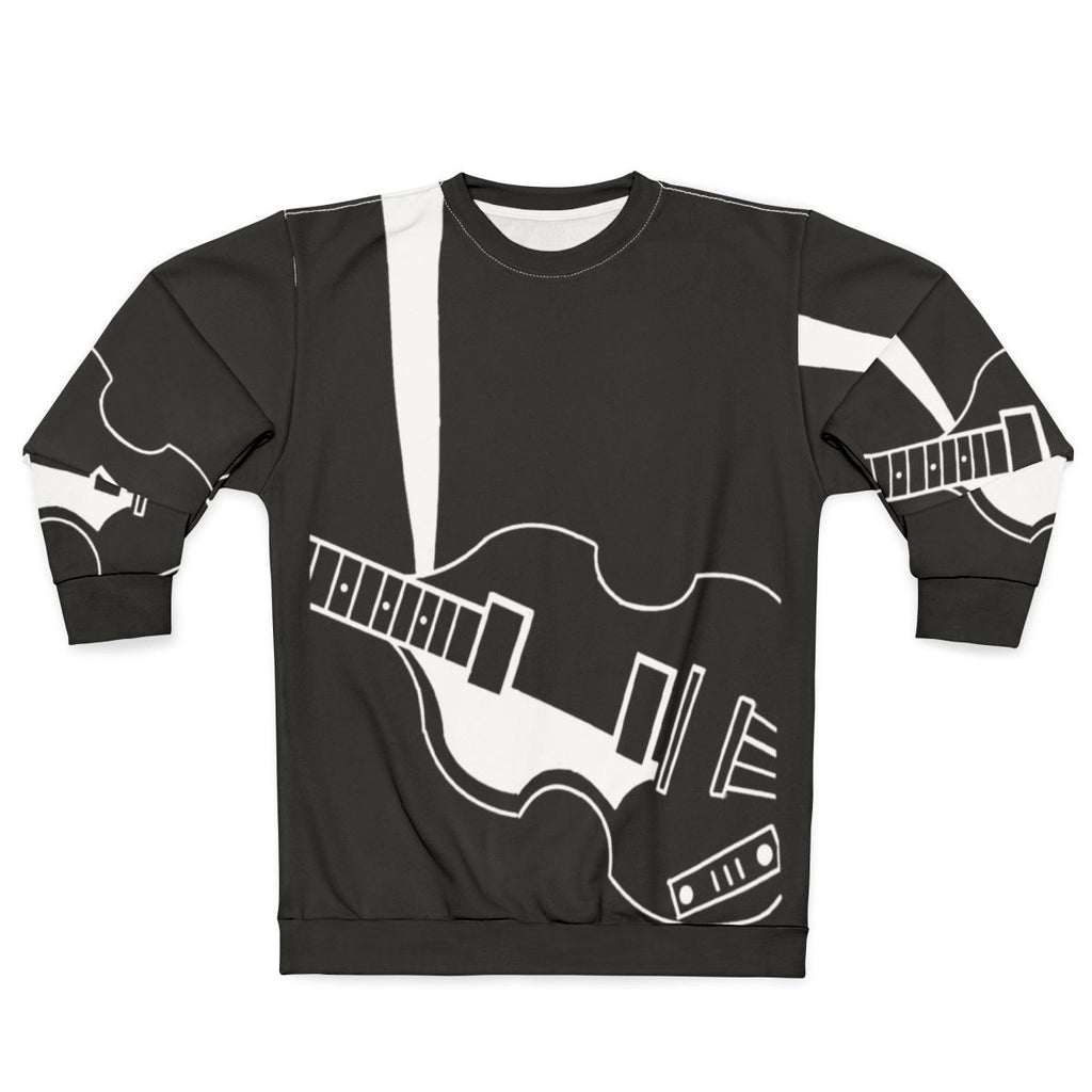 Violin Bass Sweatshirt with Hofner and Beatles Branding