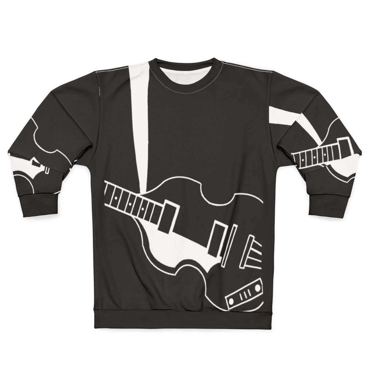 Violin Bass Sweatshirt with Hofner and Beatles Branding