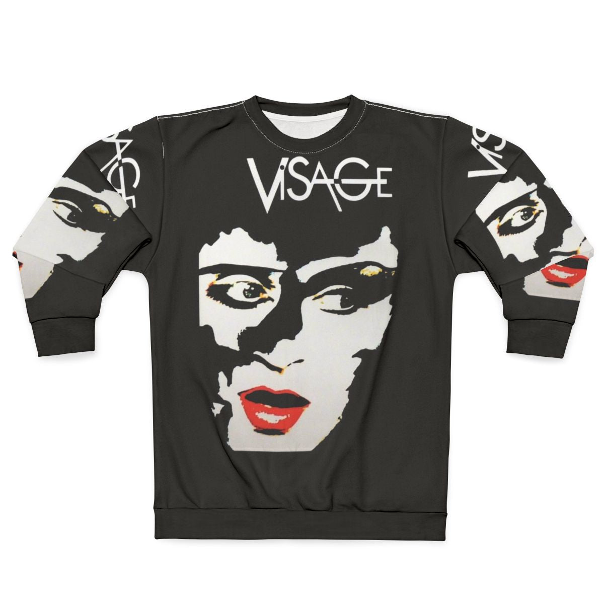 Visage Sweatshirt featuring synth-pop and new wave design