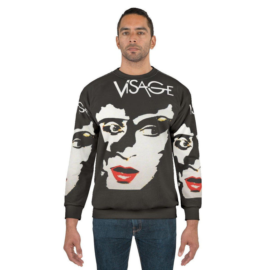 Visage Sweatshirt featuring synth-pop and new wave design