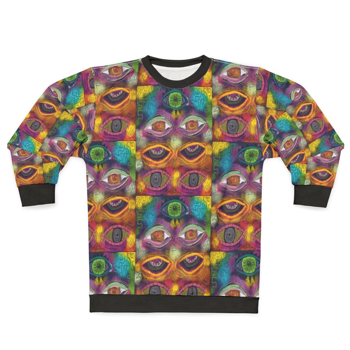 Trippy psychedelic abstract sweatshirt