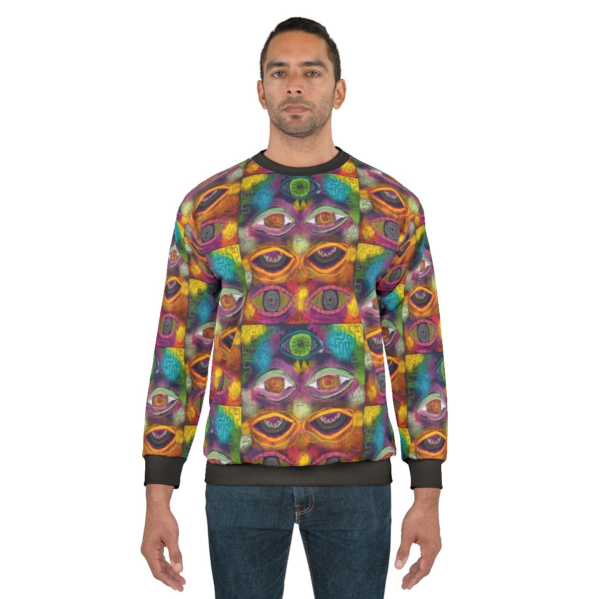 Trippy psychedelic abstract sweatshirt