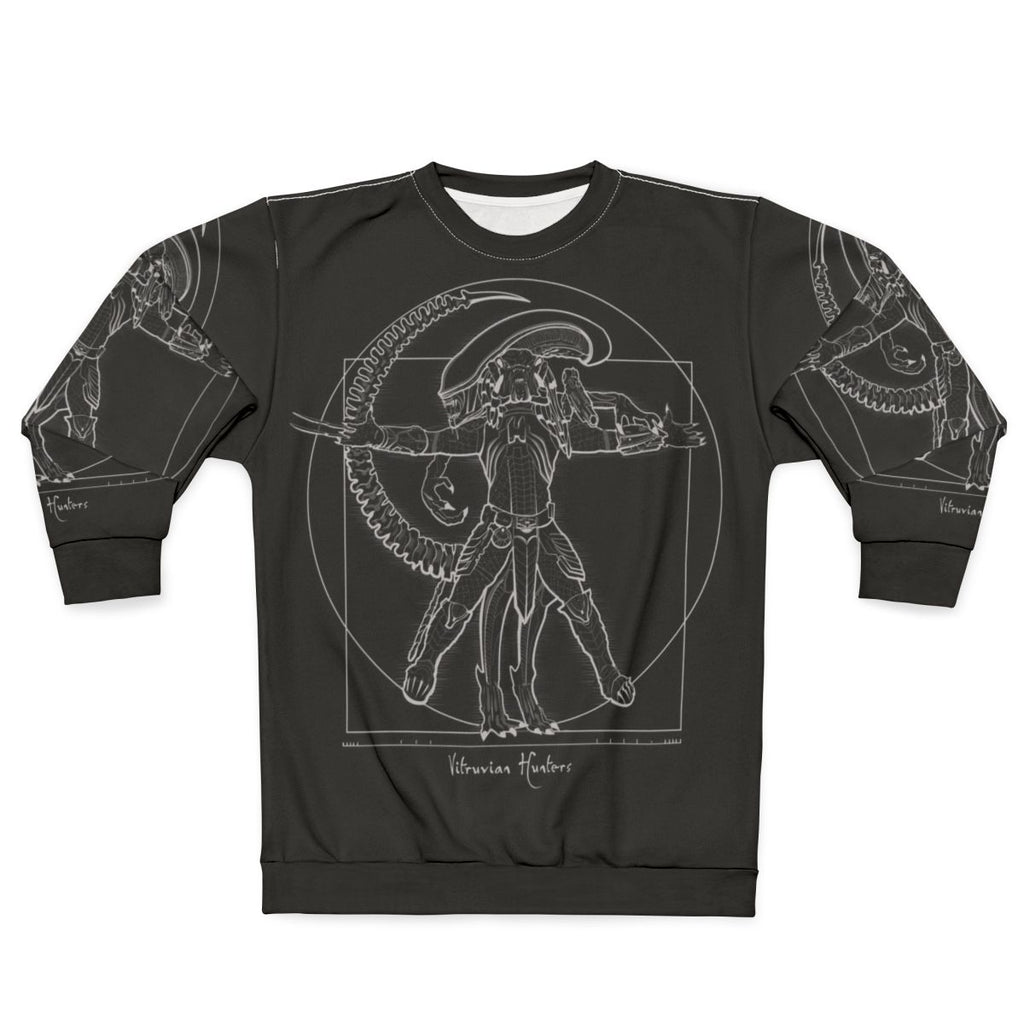 Vitruvian Hunters Negative Sci-Fi Sweatshirt