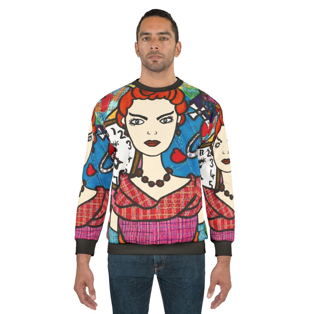 Vivienne Westwood fashion designer tartan texture sweatshirt