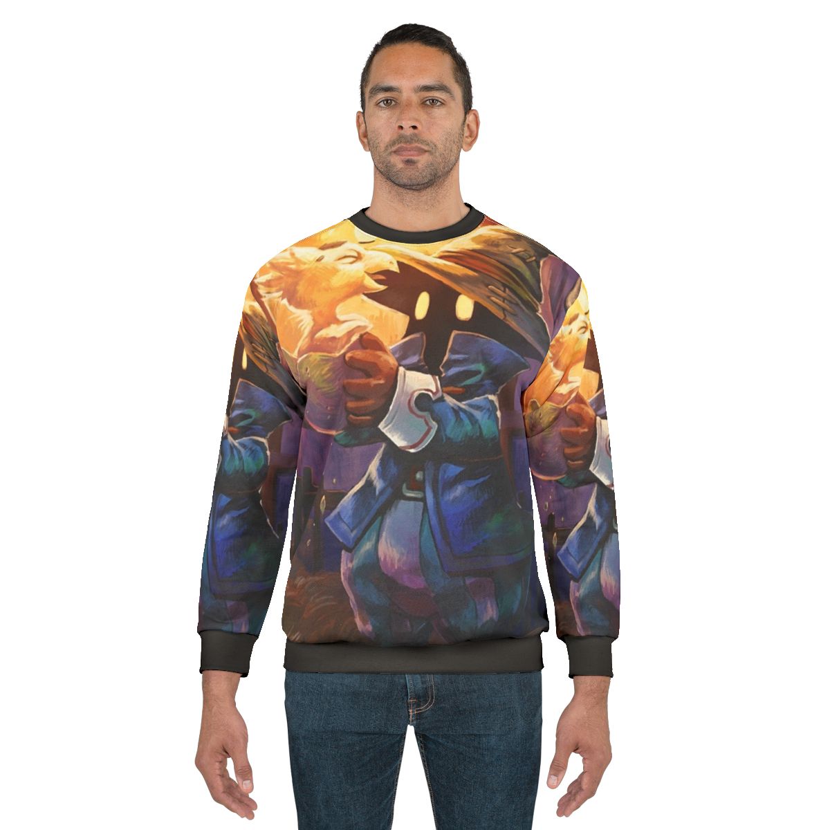 Vivi Mam Sweatshirt - Chocobo Mage Fantasy Anime Apparel