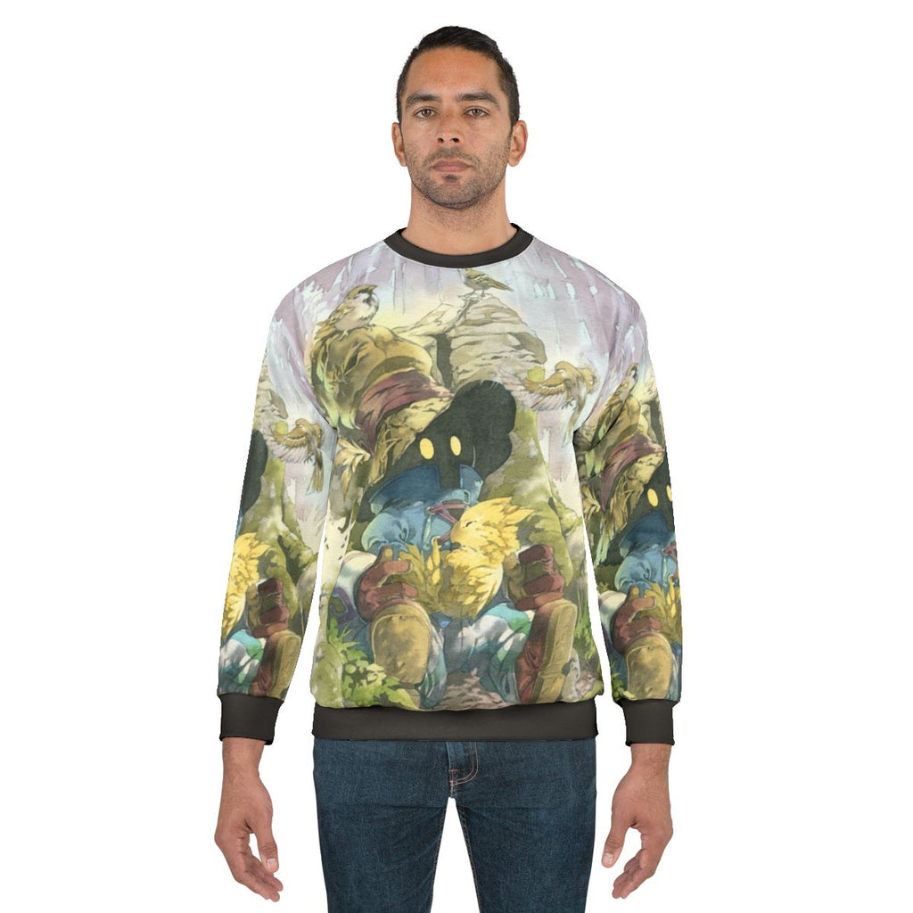 Vivi Rain Fantasy Sweatshirt, Final Fantasy IX Inspired Apparel