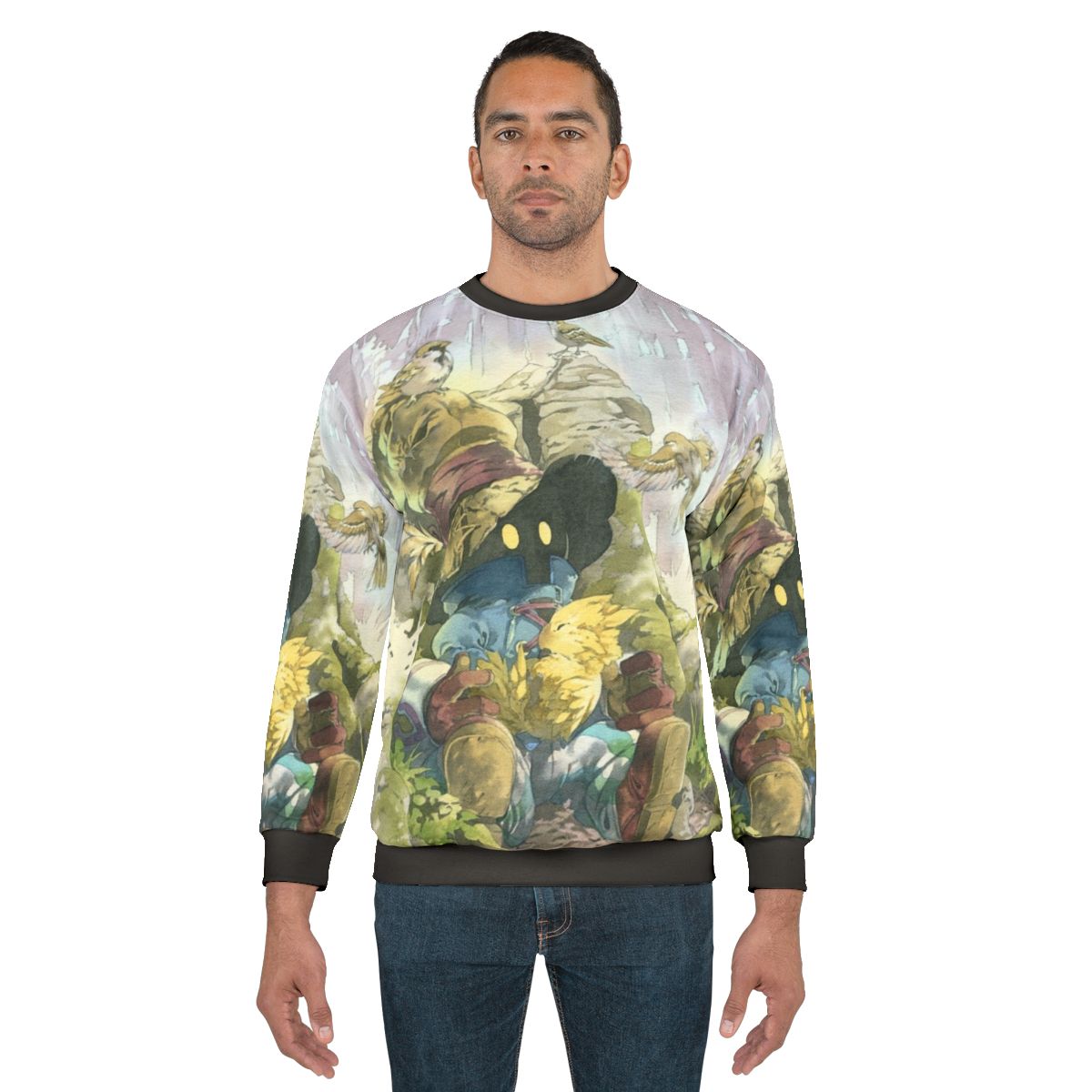 Vivi Rain Fantasy Sweatshirt, Final Fantasy IX Inspired Apparel