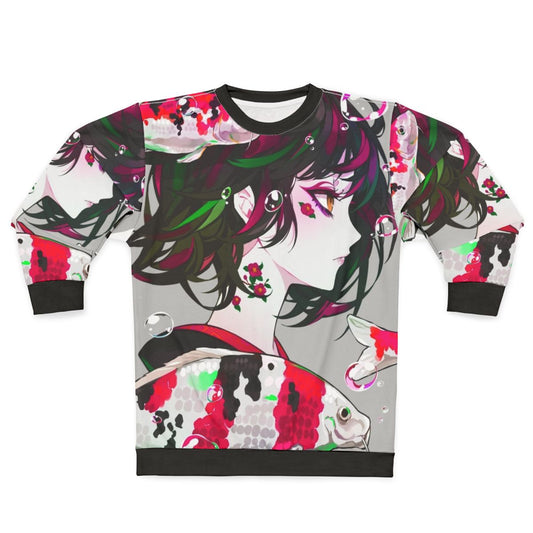 Vivid Koi Anime Sweatshirt