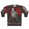 Vlad Dracula Gothic Sweatshirt with Vampire Imagery