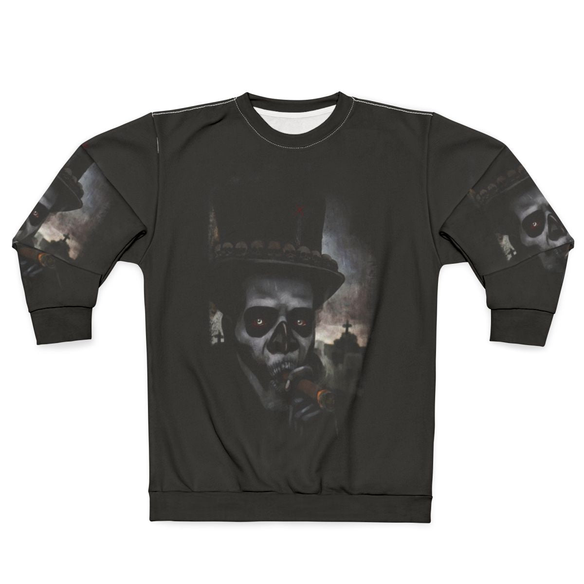 Voodoo Man Sweatshirt featuring Baron Samedi and Papa Legba