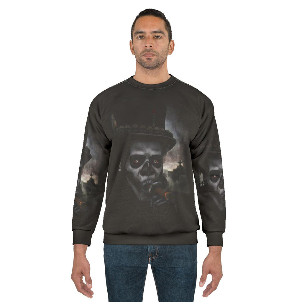 Voodoo Man Sweatshirt featuring Baron Samedi and Papa Legba