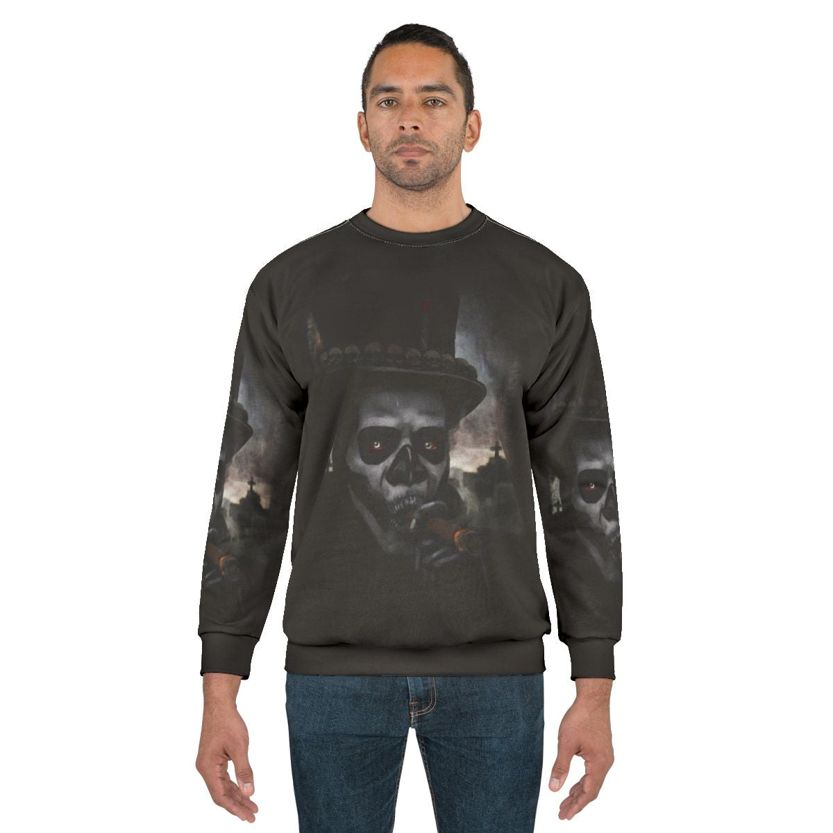 Voodoo Man Sweatshirt featuring Baron Samedi and Papa Legba