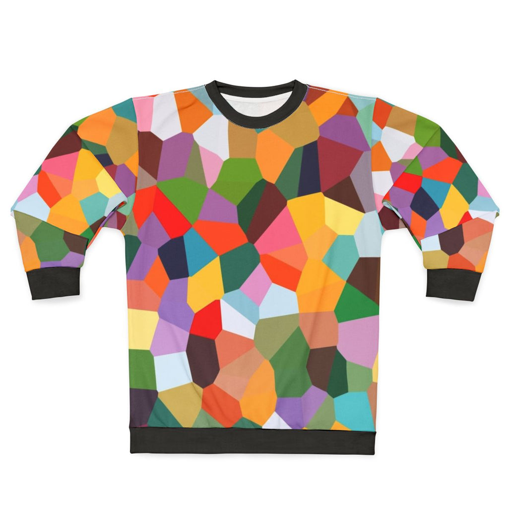 Voronoi Sweatshirt - Abstract Australian Fashion Design by Stephen Baxter