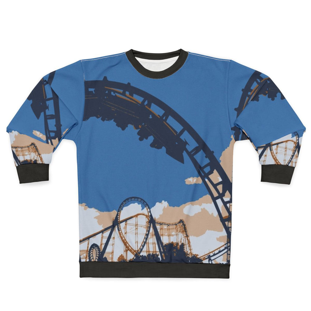 Vortex roller coaster sweatshirt
