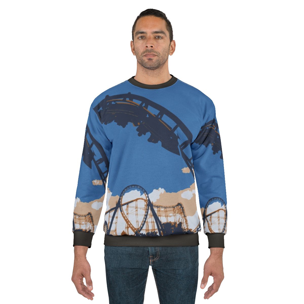 Vortex roller coaster sweatshirt