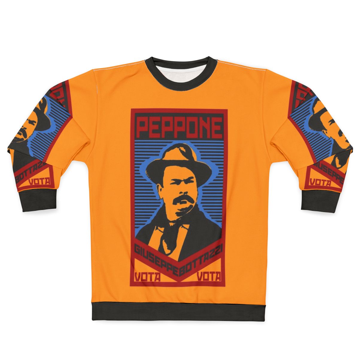 Don Camillo Italy Comedy Sweatshirt featuring Giuseppe Bottazzi and Peppone