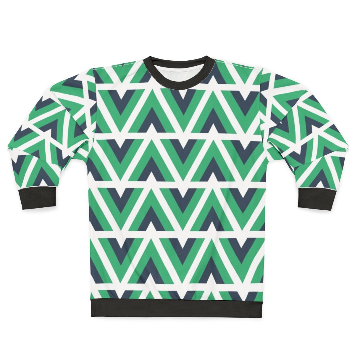 Vue.js Pattern Sweatshirt for Web Developers