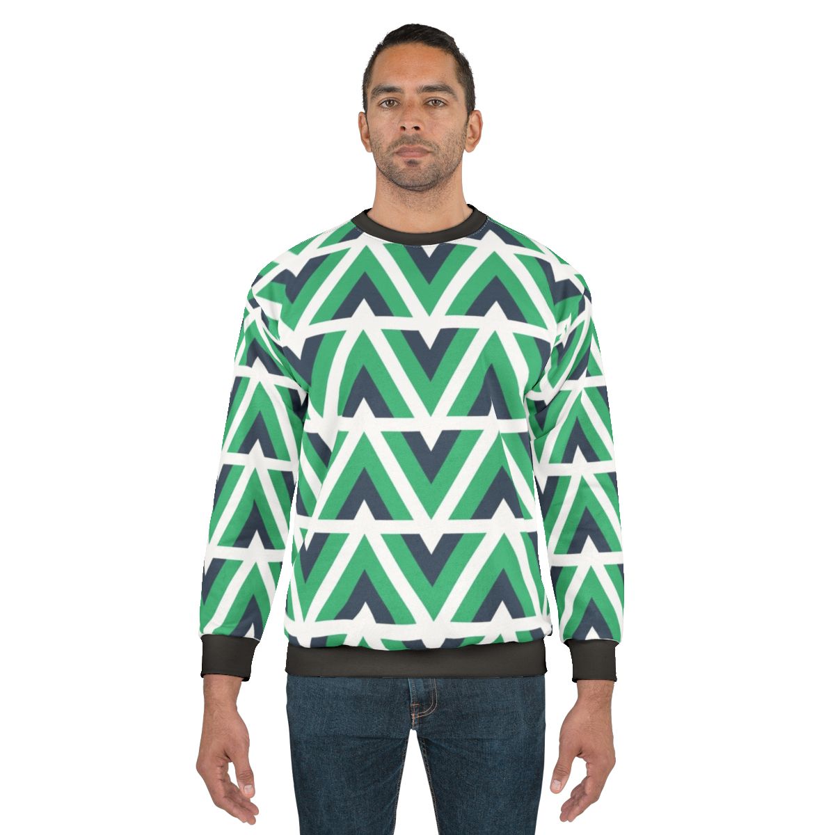 Vue.js Pattern Sweatshirt for Web Developers