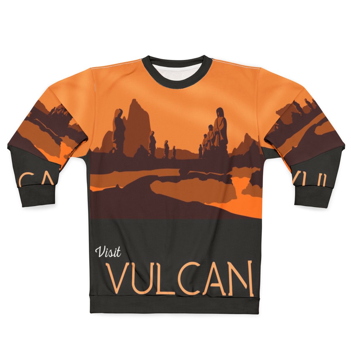Vulcan Travel Poster Star Trek Sweatshirt