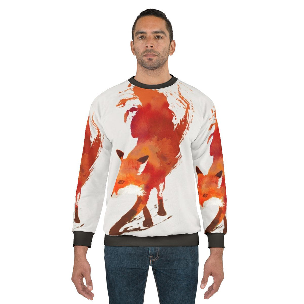 Watercolor Vulpes Vulpes Fox Sweatshirt