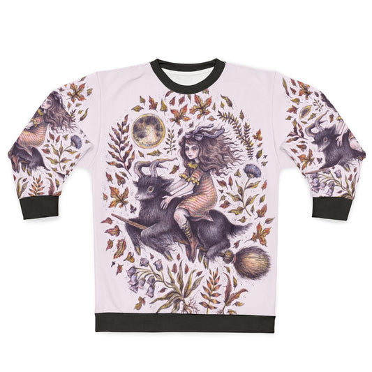 Vvitch Sweatshirt with Supernatural and Occult Designs