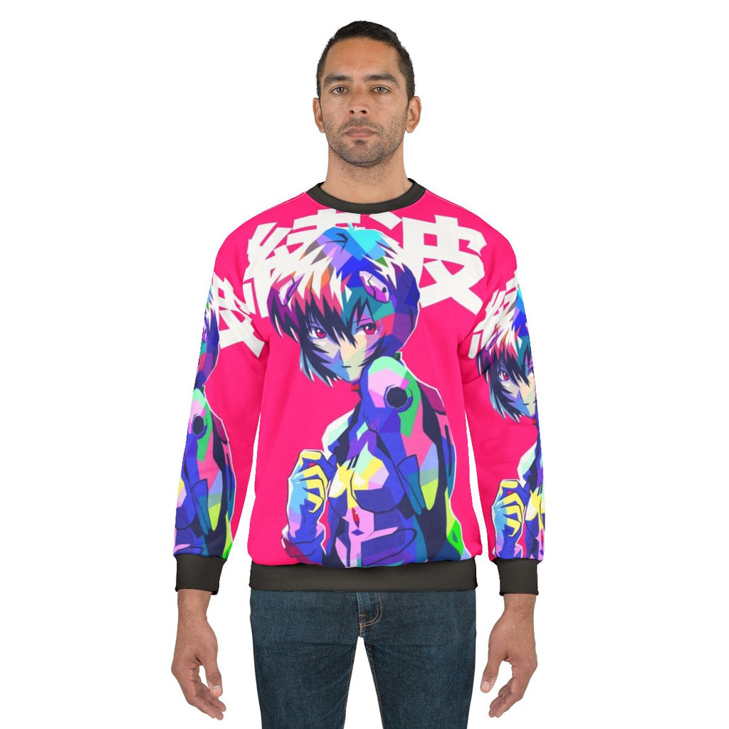 Rei Ayanami Neon Genesis Evangelion Anime Aesthetic Sweatshirt