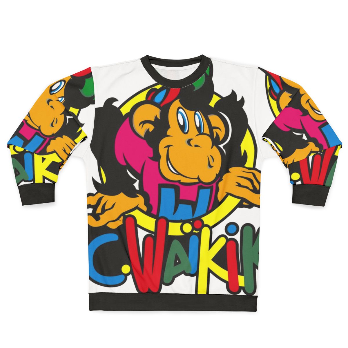 Vintage 80s Waikiki Monkey Graphic Sweatshirt