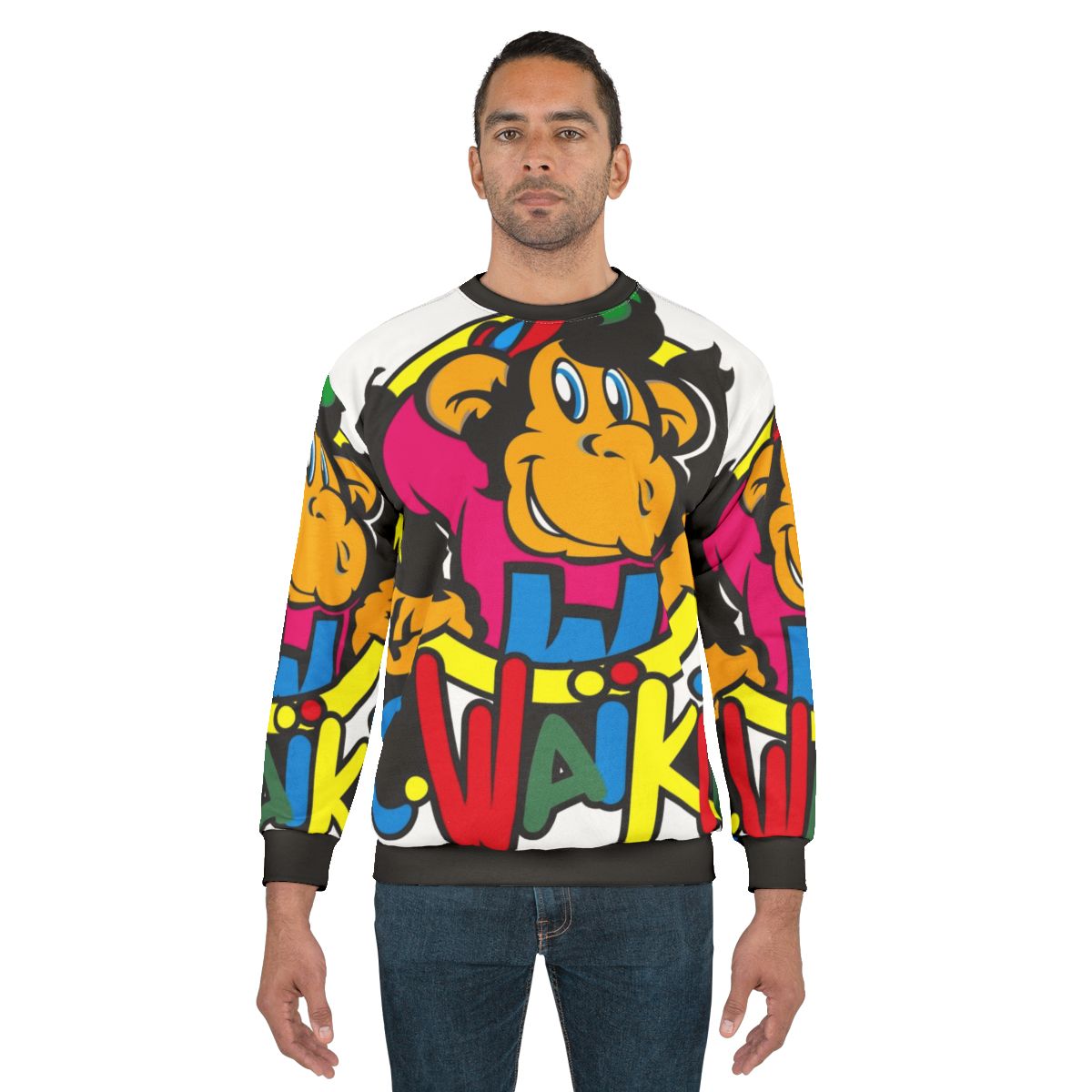 Vintage 80s Waikiki Monkey Graphic Sweatshirt