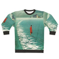 Urban landscape surreal sweatshirt with "Waiting For The Cities To Fade Out" design
