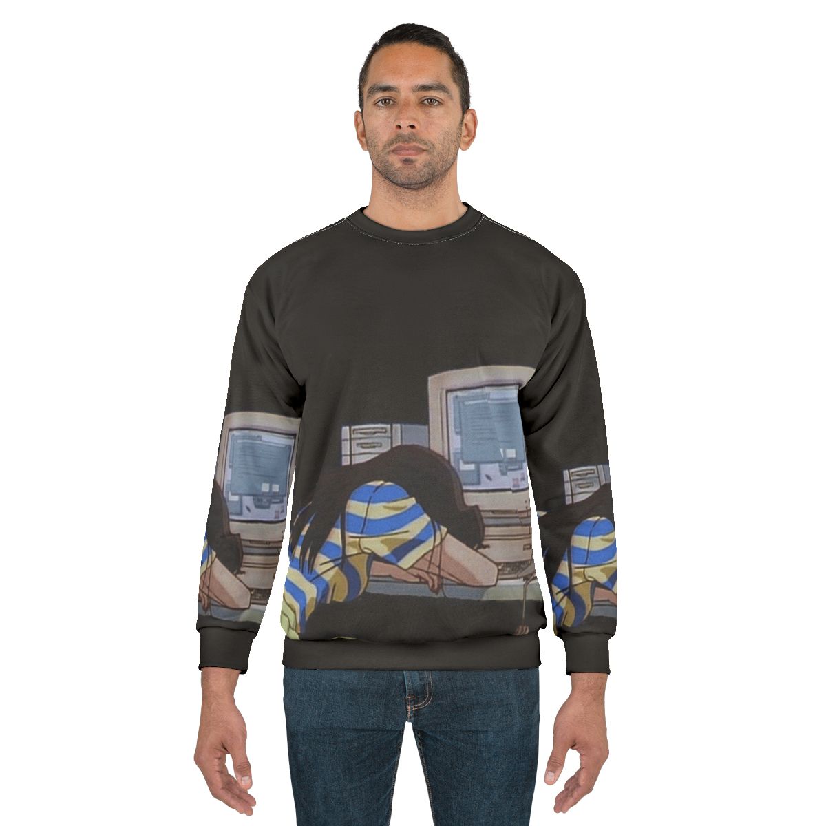 Cozy waiting sweatshirt for relaxation