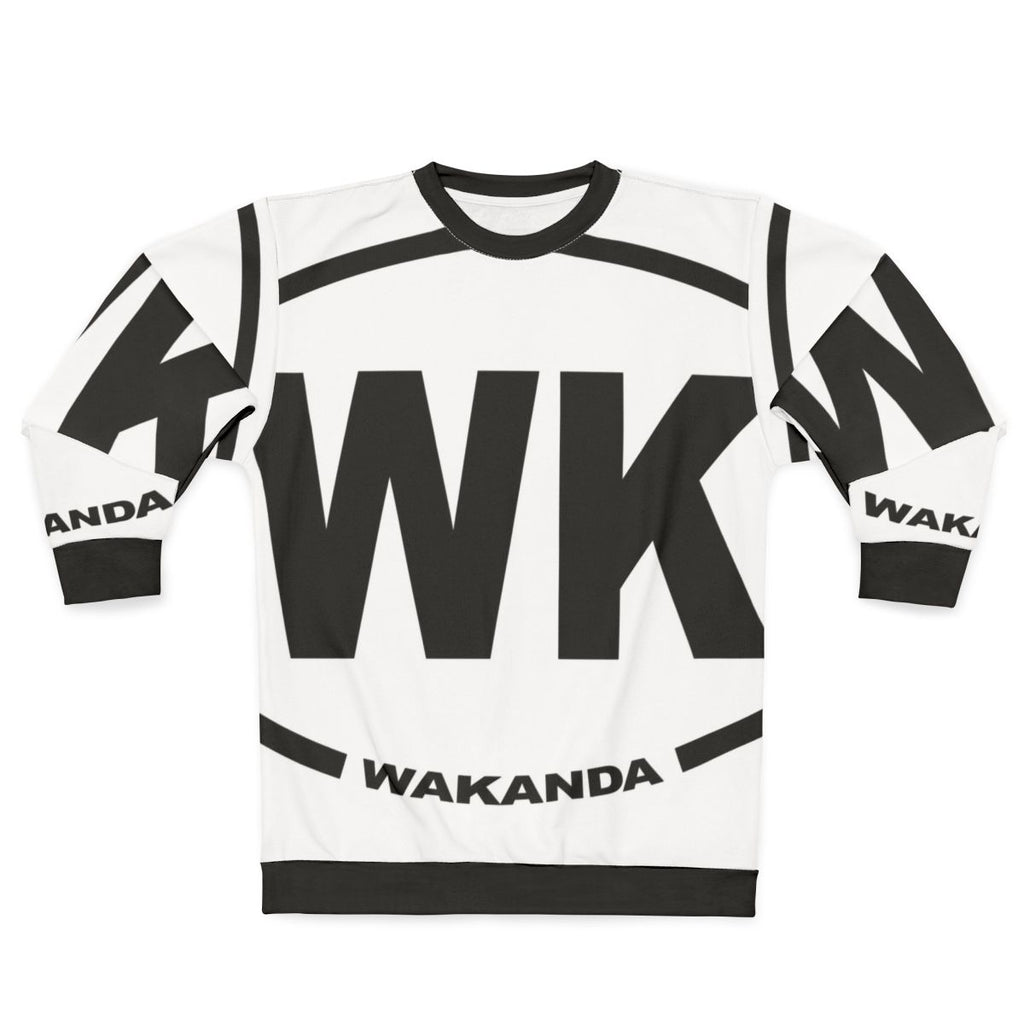 Wakandan inspired black panther graphic sweatshirt