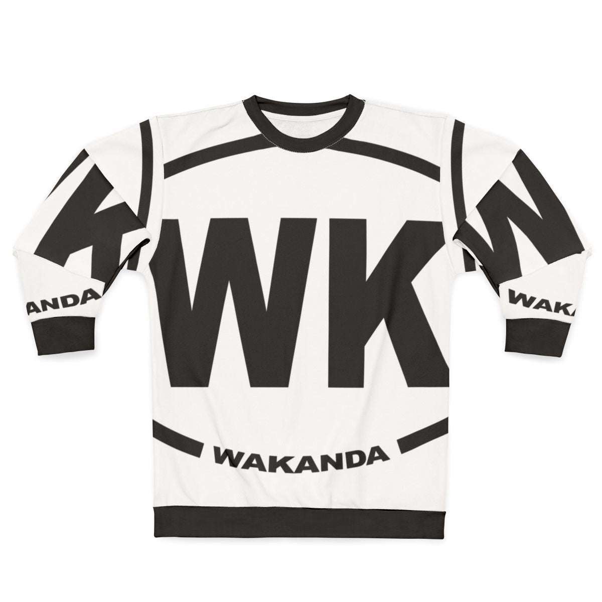 Wakandan inspired black panther graphic sweatshirt