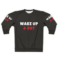 Wake Up and Conquer Your Day graphic sweatshirt
