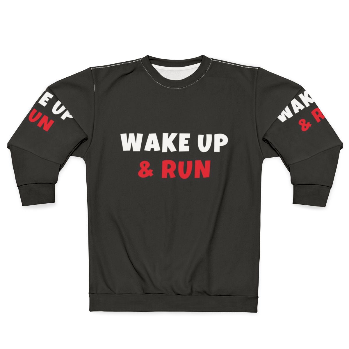 Wake Up And Run Workout Hoodies