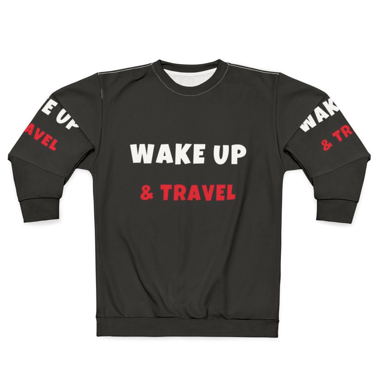 Travel hobbies sweatshirt with outdoor activity design
