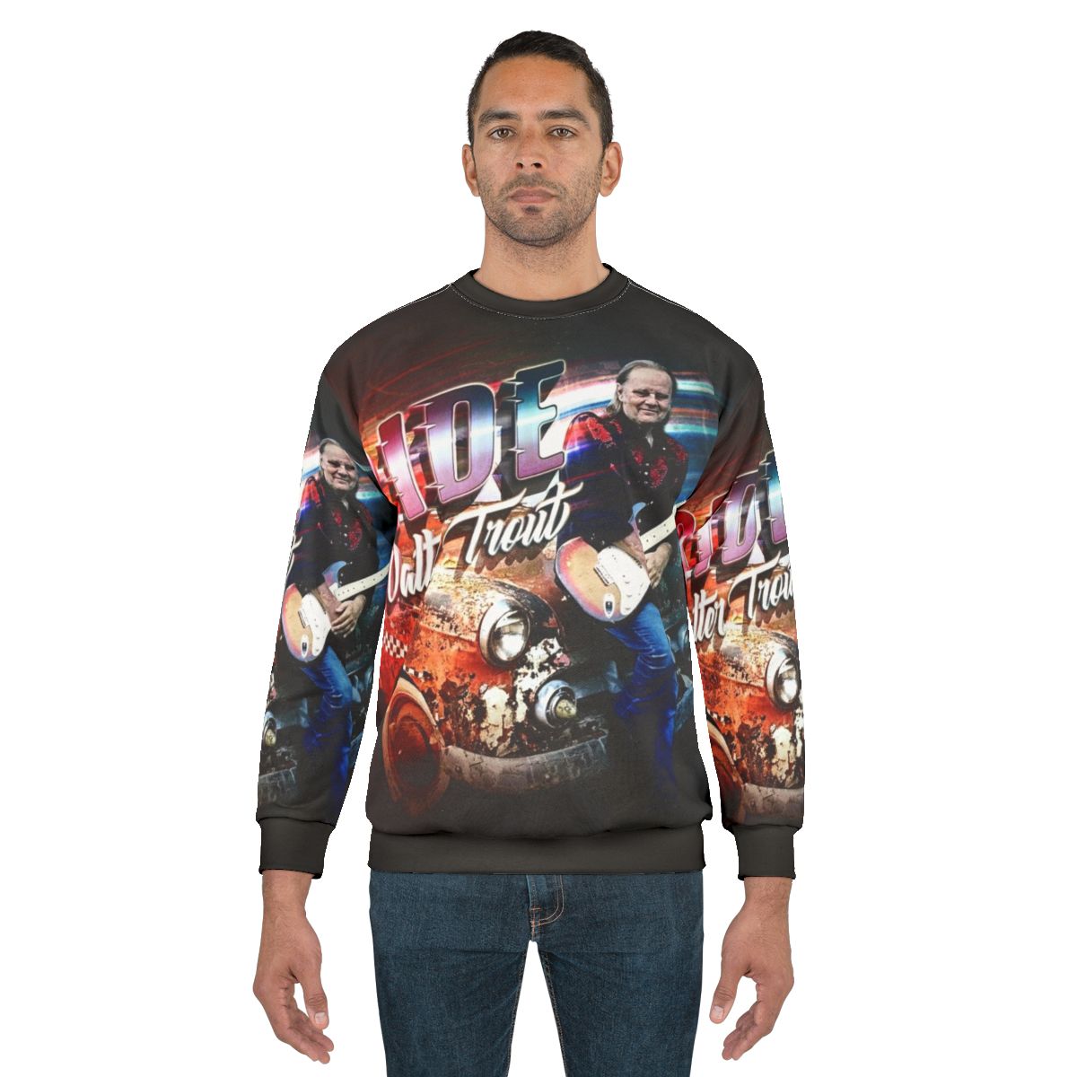 Walter Trout vintage rock band sweatshirt
