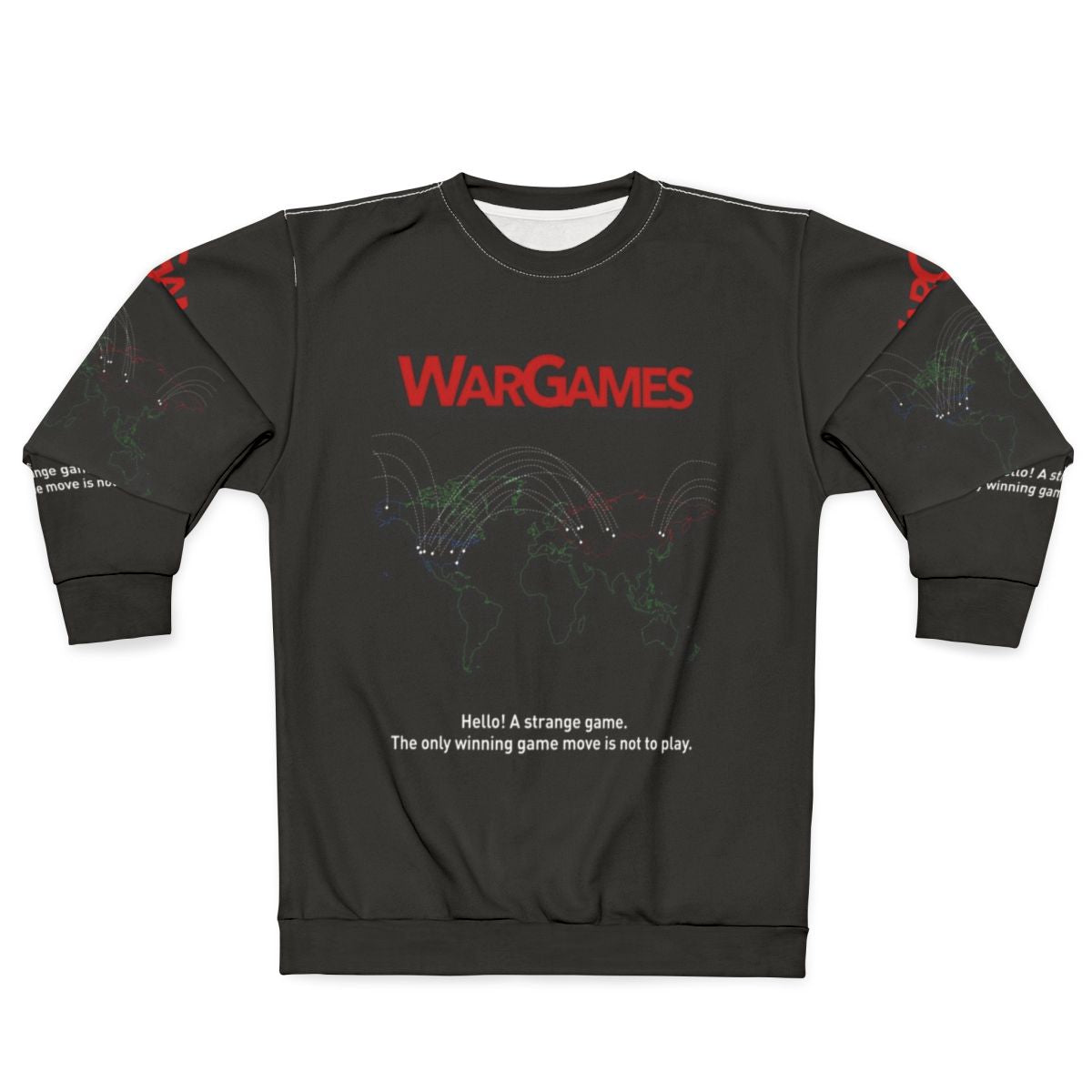 War Games 1983 Sweatshirt featuring the cult classic film