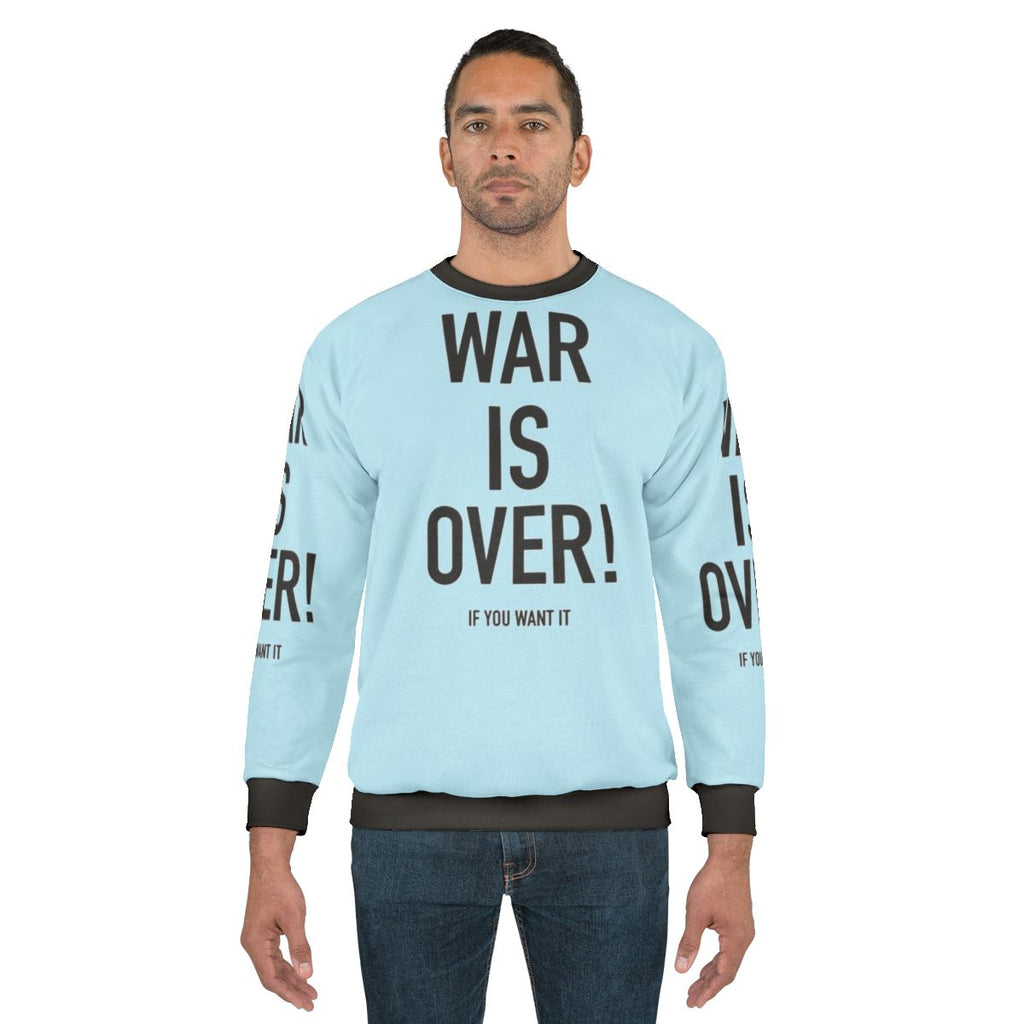 War Is Over Sweatshirt featuring John Lennon and Yoko Ono