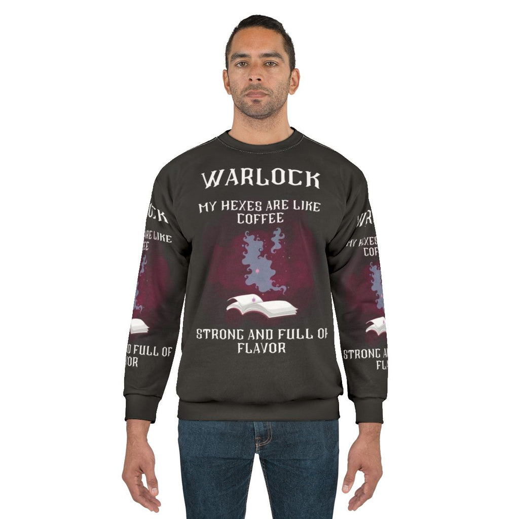 Warlock Sweatshirt - Fantasy Apparel for Gamers and Geeks
