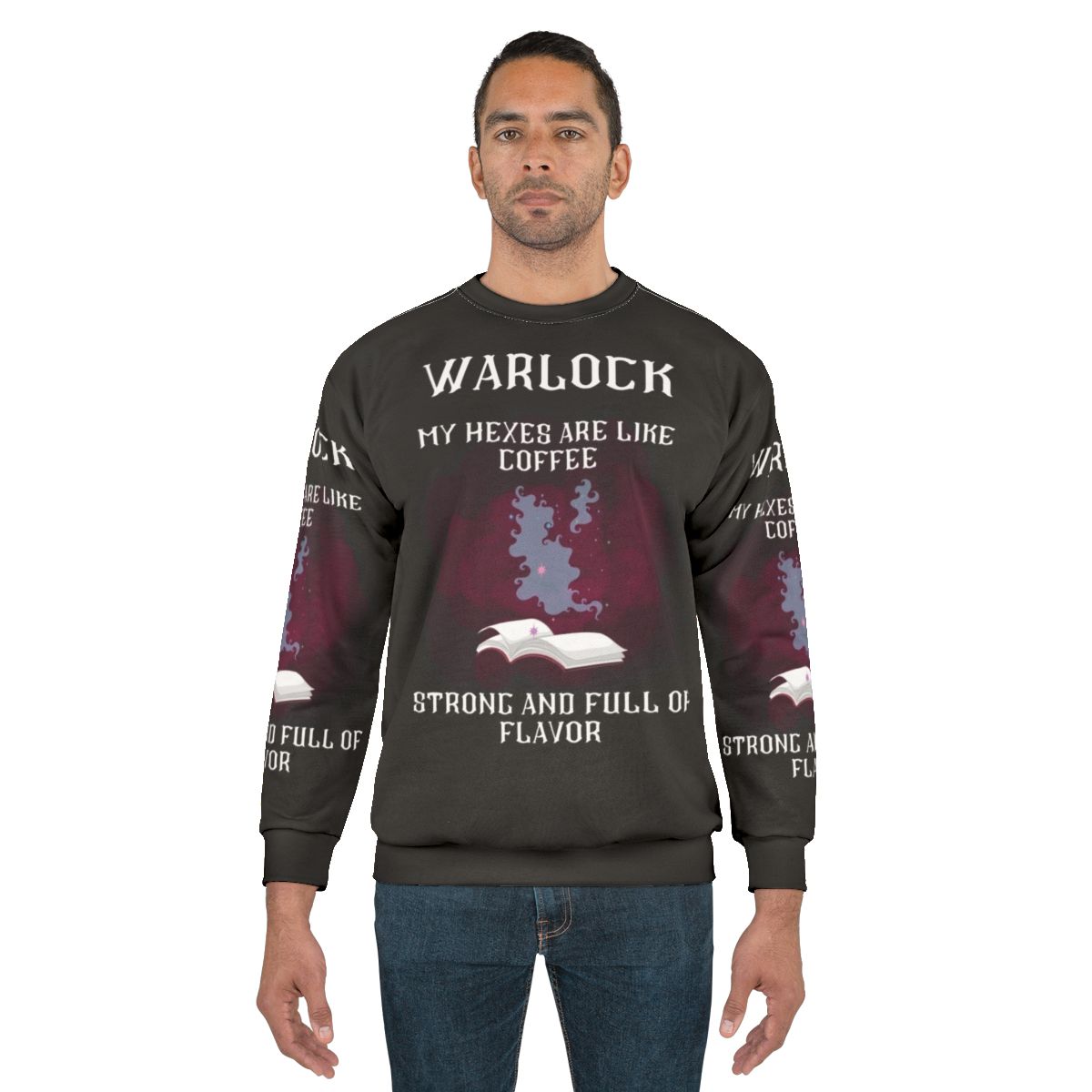 Warlock Sweatshirt - Fantasy Apparel for Gamers and Geeks